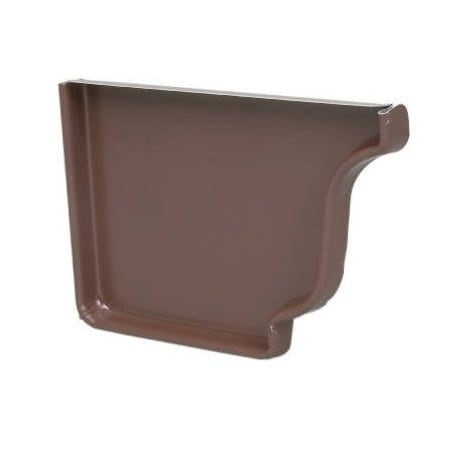 Amerimax Home Products 5 BRN ALU Right EndCap 2520619